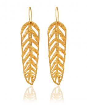 Handmade Nickel Free Gold Plated High Fashion Designer Ethnic Earring